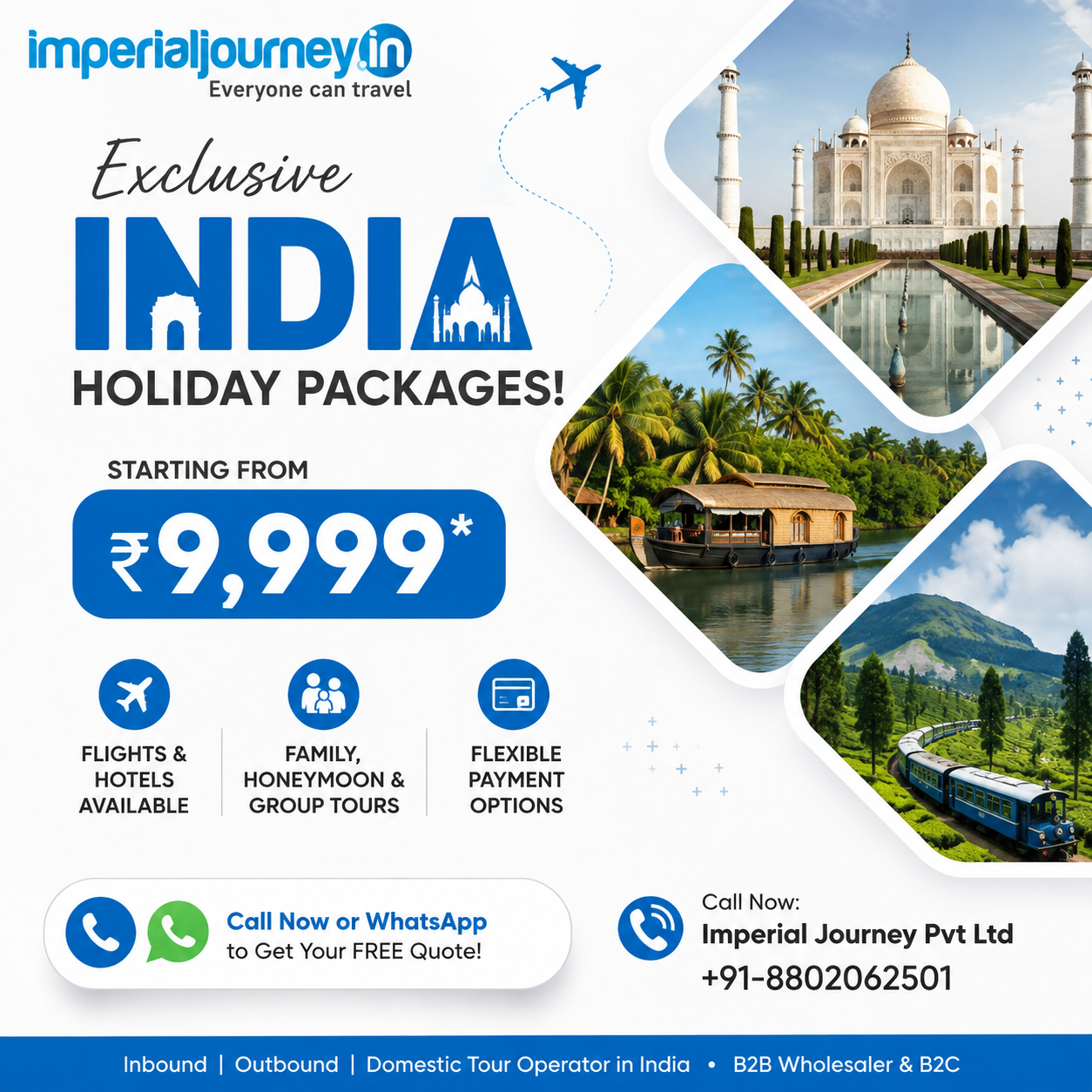 Exclusive India holiday packages